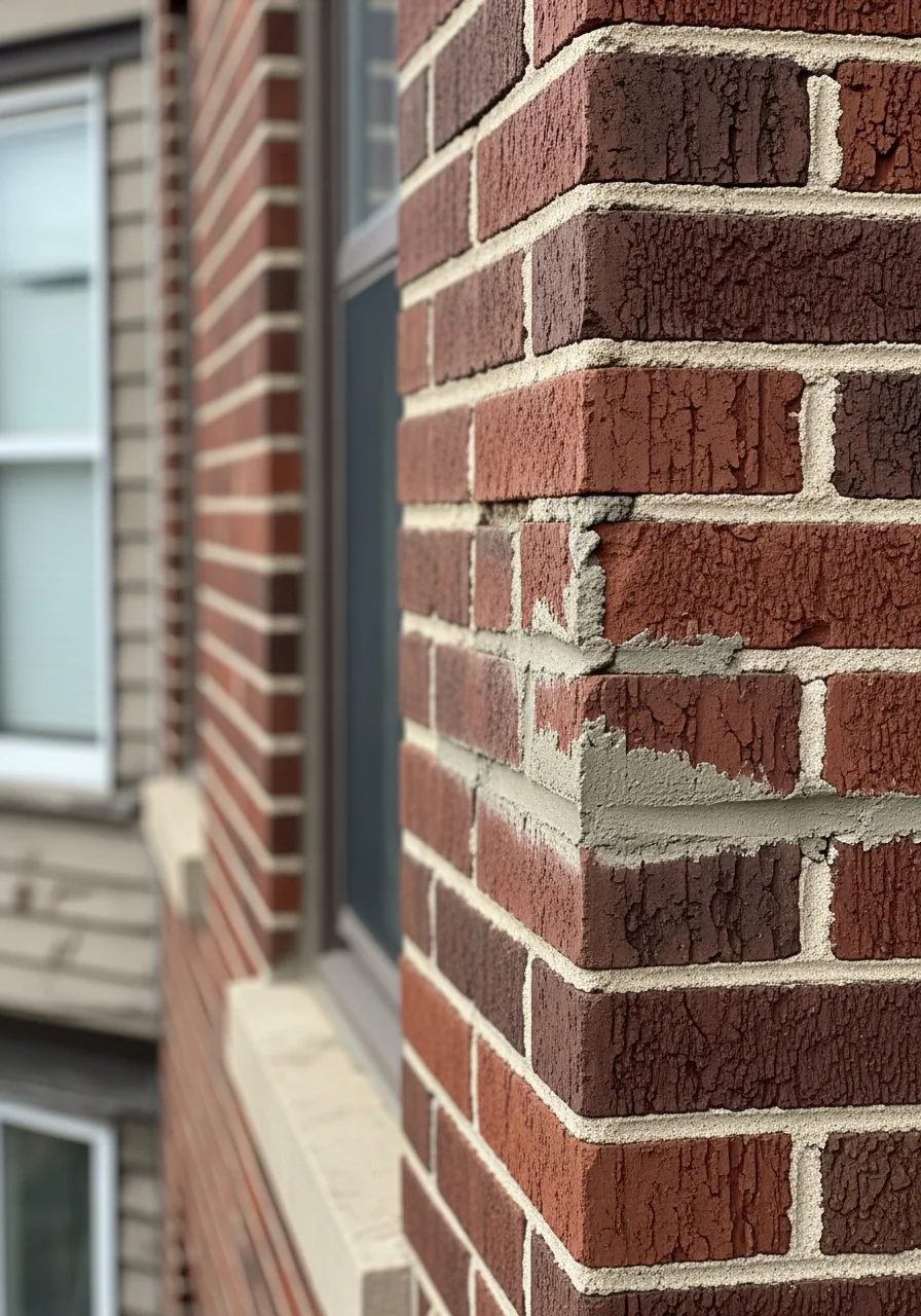 Close-up of Rochester residential property exterior with professional workmanship detail.